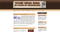 Desktop Screenshot of centresocial-grandvilliers.fr