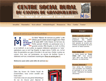 Tablet Screenshot of centresocial-grandvilliers.fr